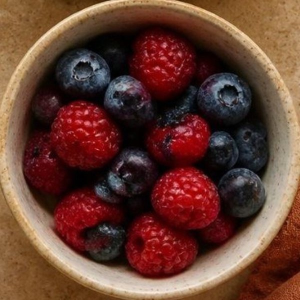 Colourful bowls of beans, berries, herbs and seeds for 30 plants a week